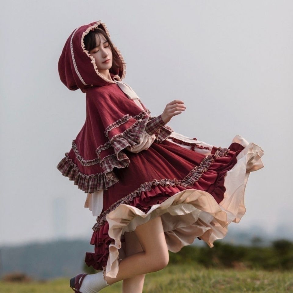 Vintage And Collectible - Little Red Riding Hood Complete Lolita