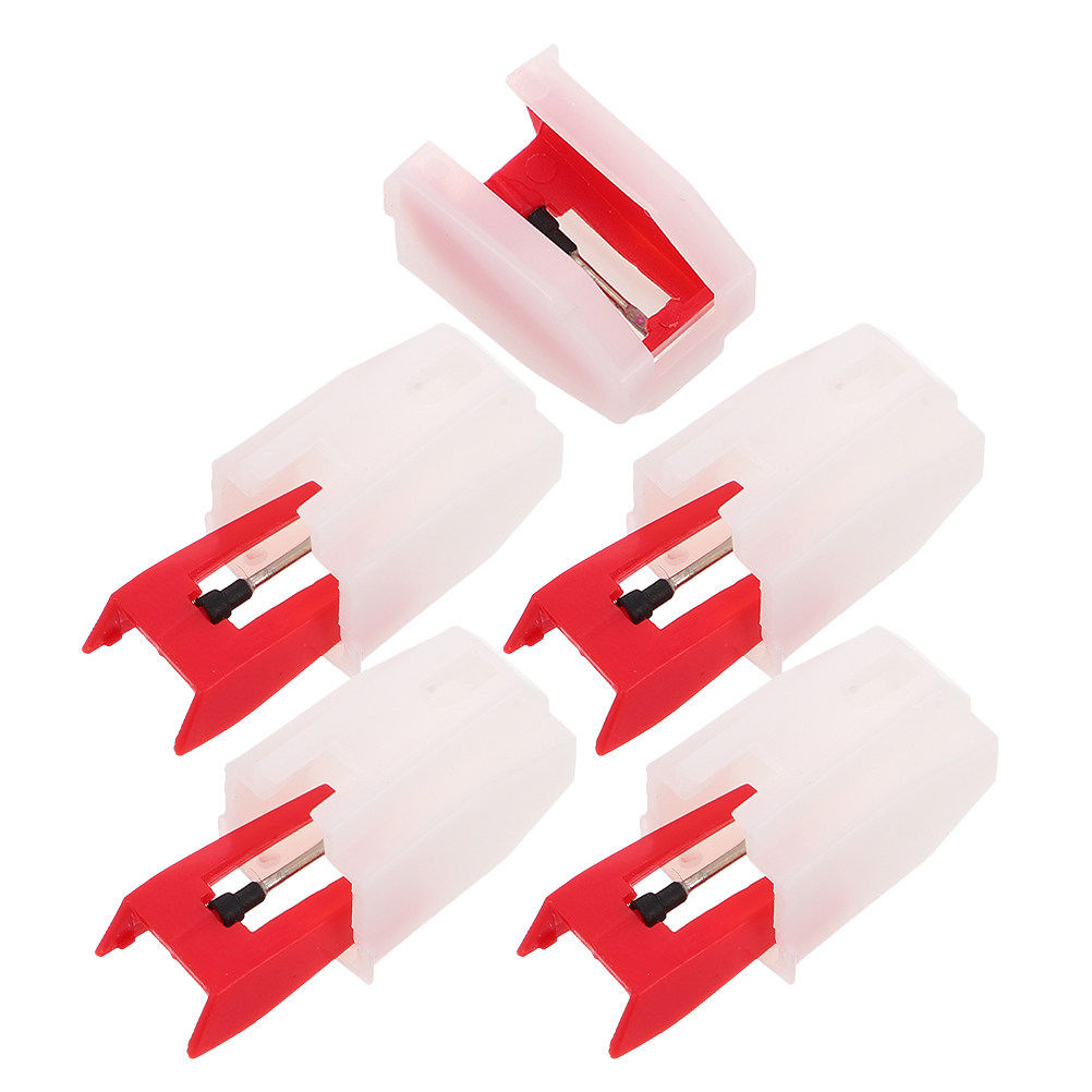 Record Player Needle - 5Pcs Black Vinyl Record Player Stylus