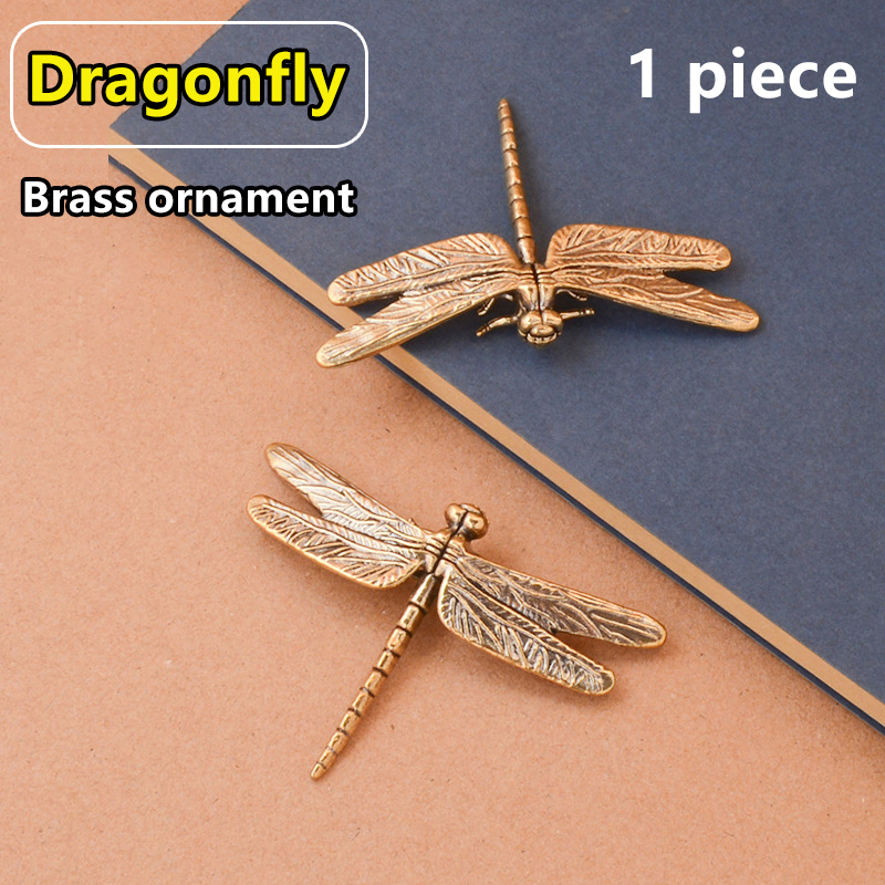 Vintage Collectible And Vintage Dolls - ● Simulation Brass Praying Mantis Ornament