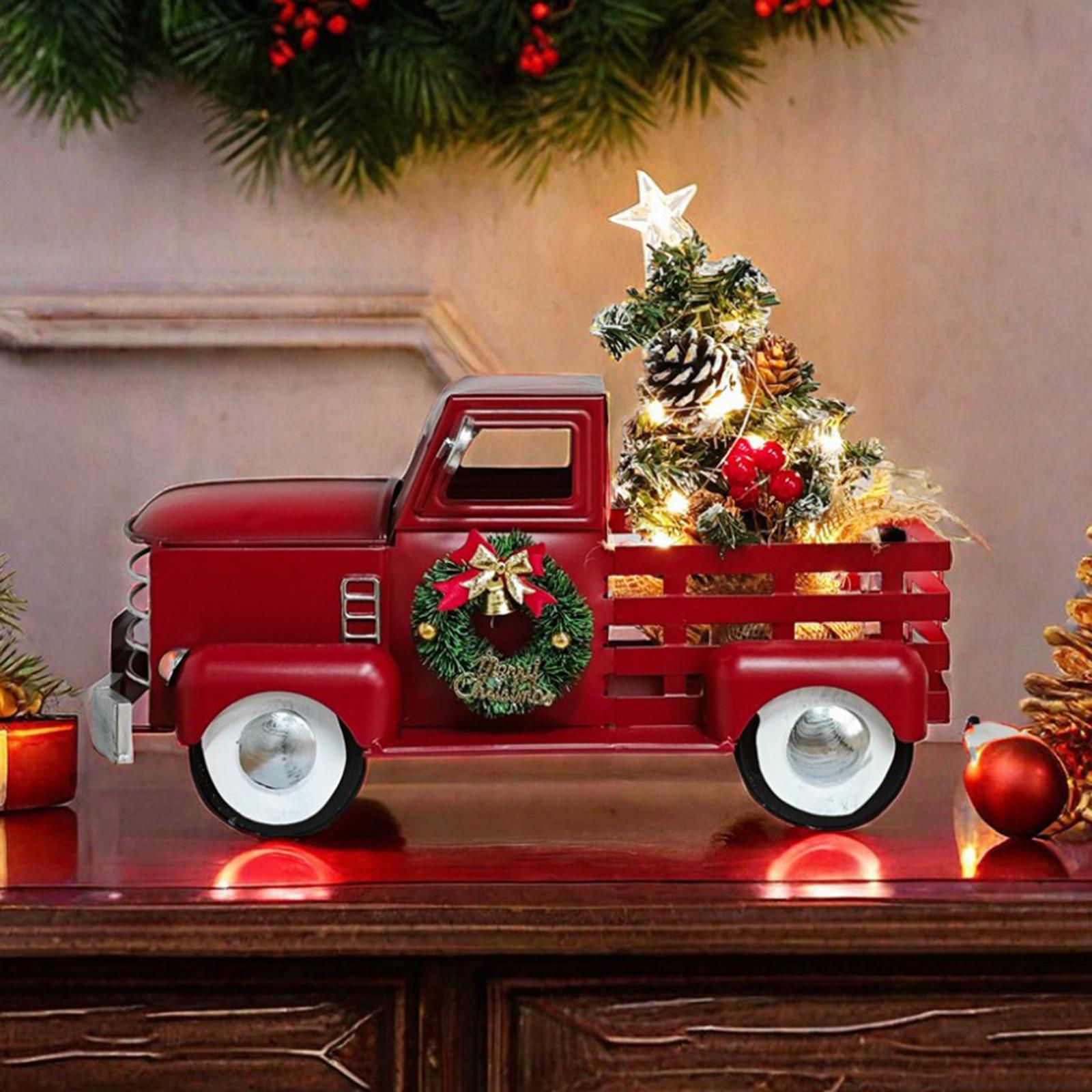 Vintage Collectible Trucks - Truck Christmas Tree Statue Photo Prop
