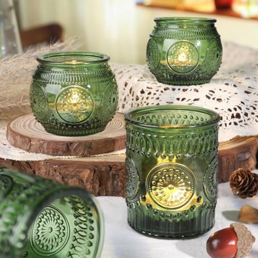 36 Pcs Candle Holders Bulk for - Vintage Collectible Glass recension och pris