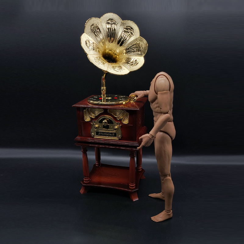 1/6 Scale Vintage Gramophone R - Vintage Collectible And Vintage Dolls recension och pris
