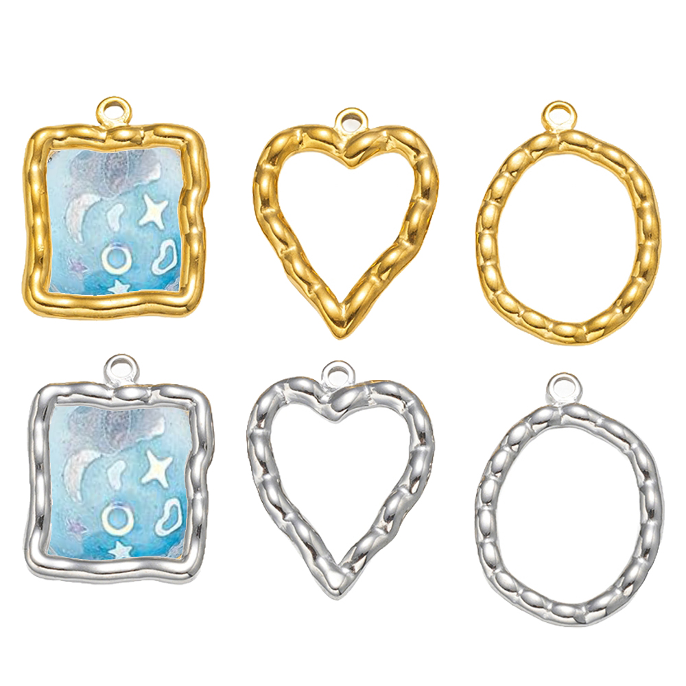 5pcs Stainless Steel Heart Rou - Vintage Collectible Item recension och pris