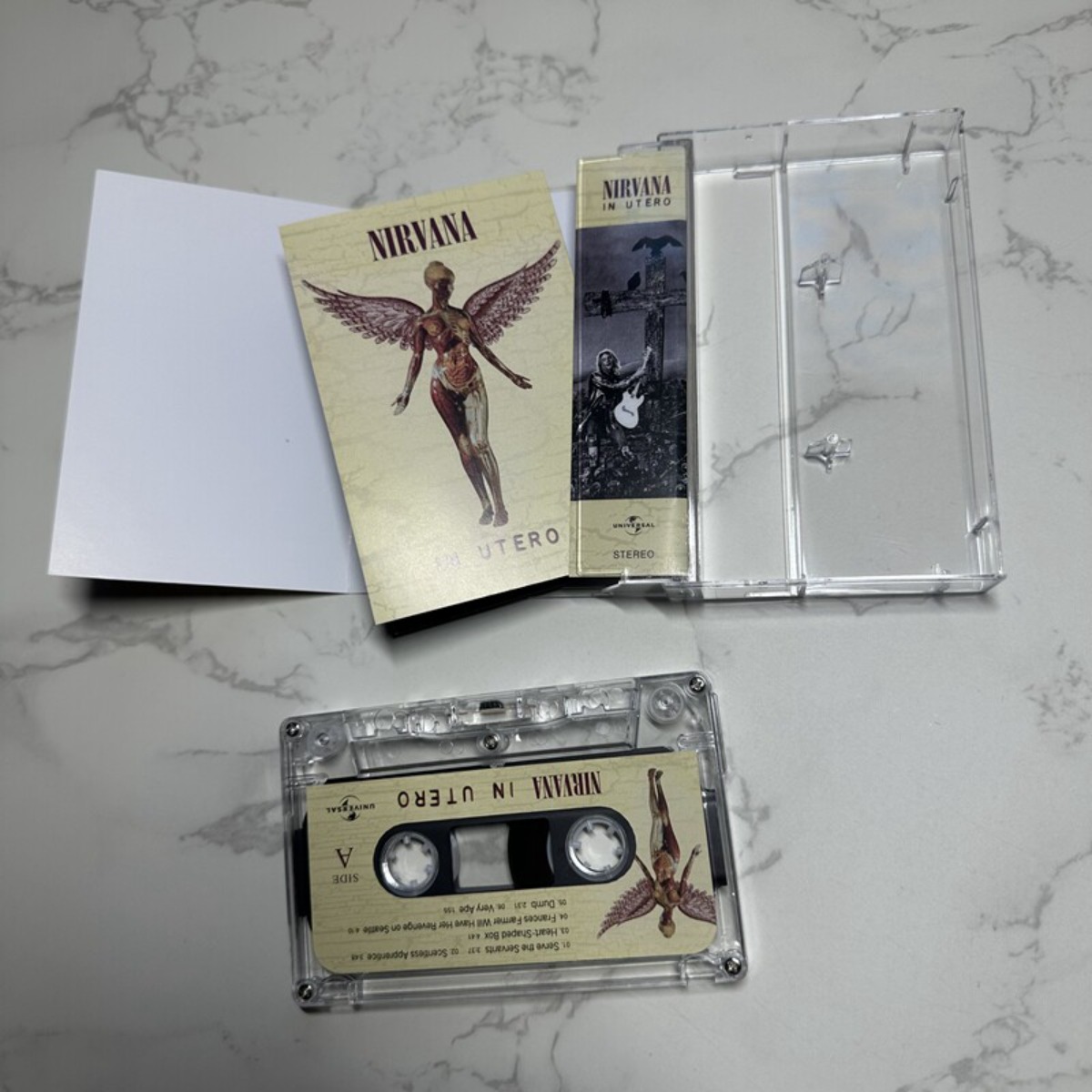 Nirvana in Utero Cassette Tape - Vintage Collectibles & More Llc Photos recension och pris