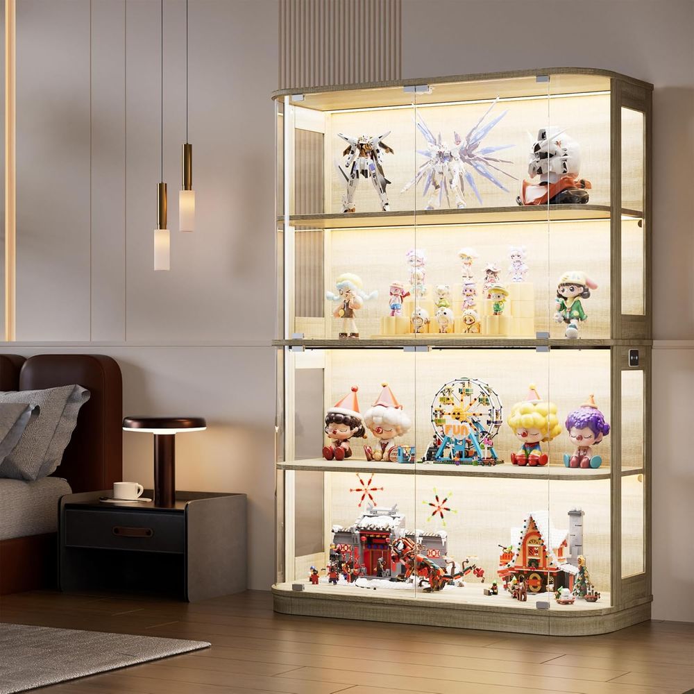 47.2 Glass-Door 4-Tier Display - Collectible Collection recension och pris
