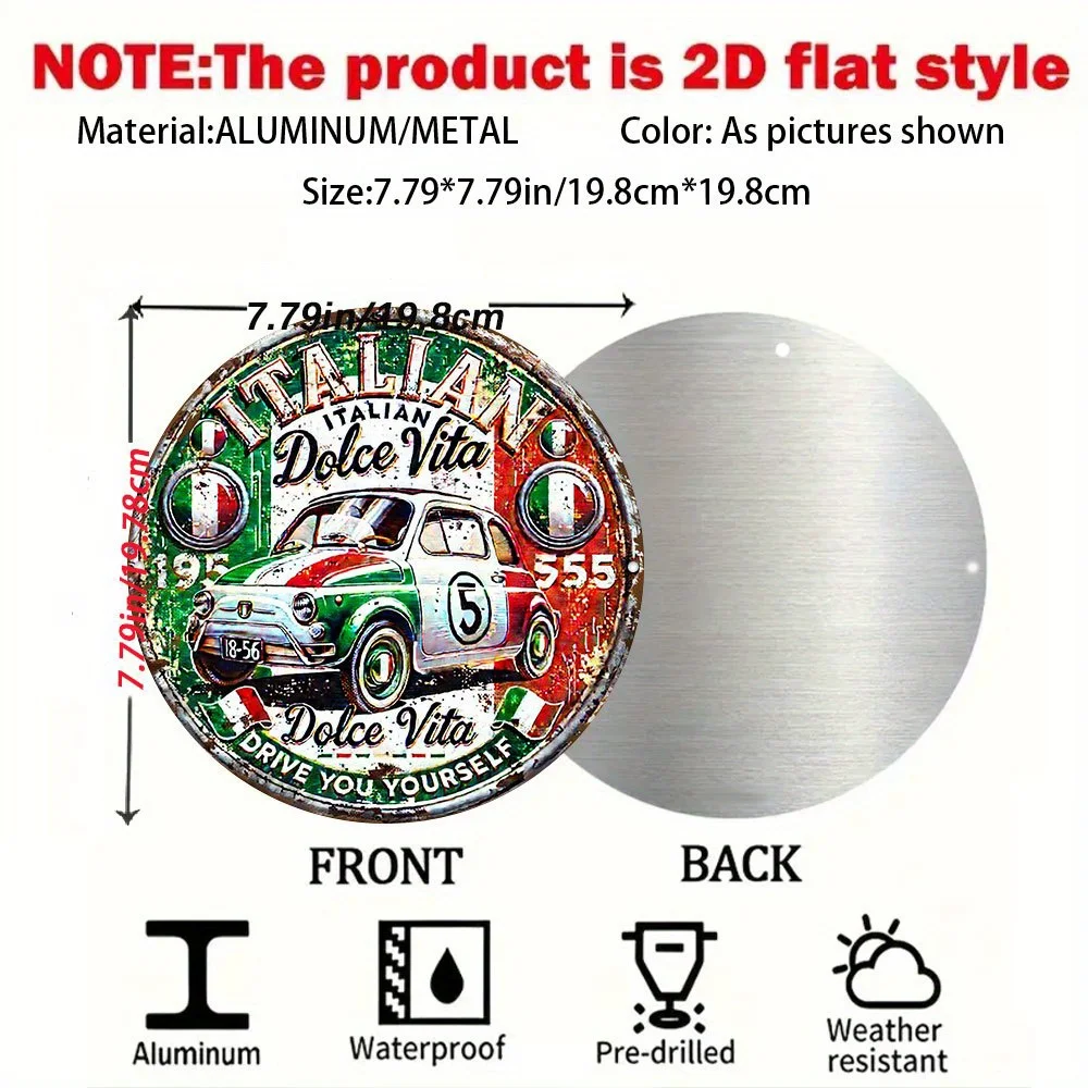 2D Flat, Italian Vintage for - - Vintage And Collectible recension och pris