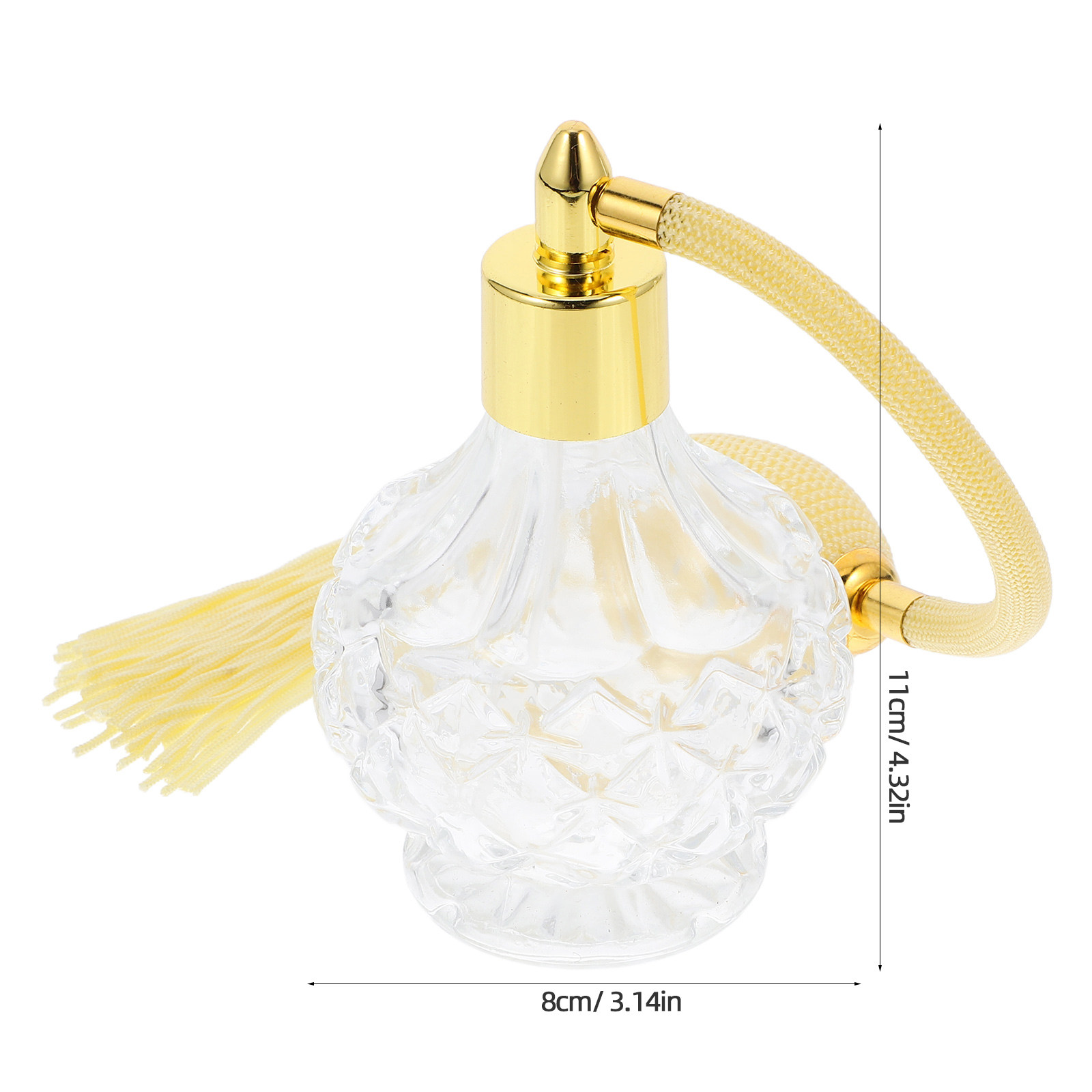 80Ml Glass Perfume Bottle Refi - Vintage Collectible Bottles recension och pris