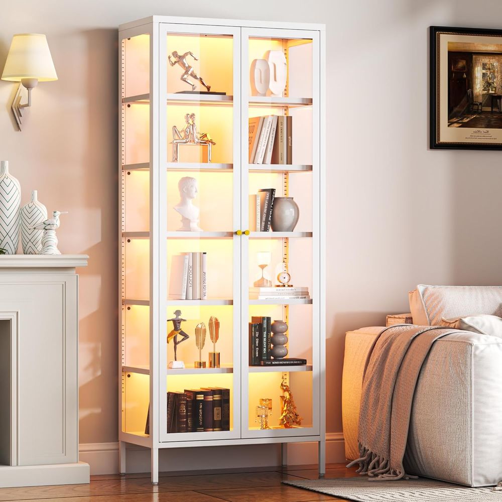 67 6-Tier Glass Curio Cabinet  - Collectible & Vintage Dolls For Wedding recension och pris