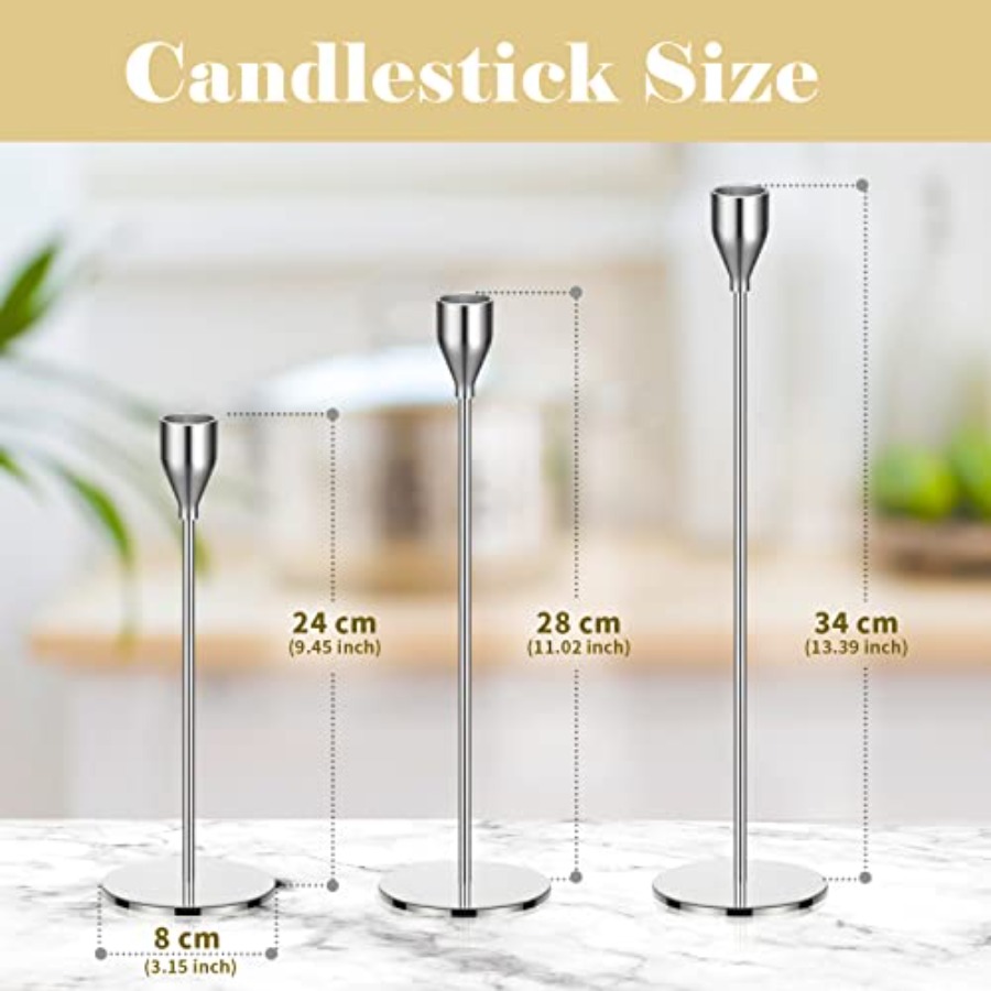 27 Pack Candles Holder 9 Sets  - Vintage Collectibles & More Llc Photos recension och pris