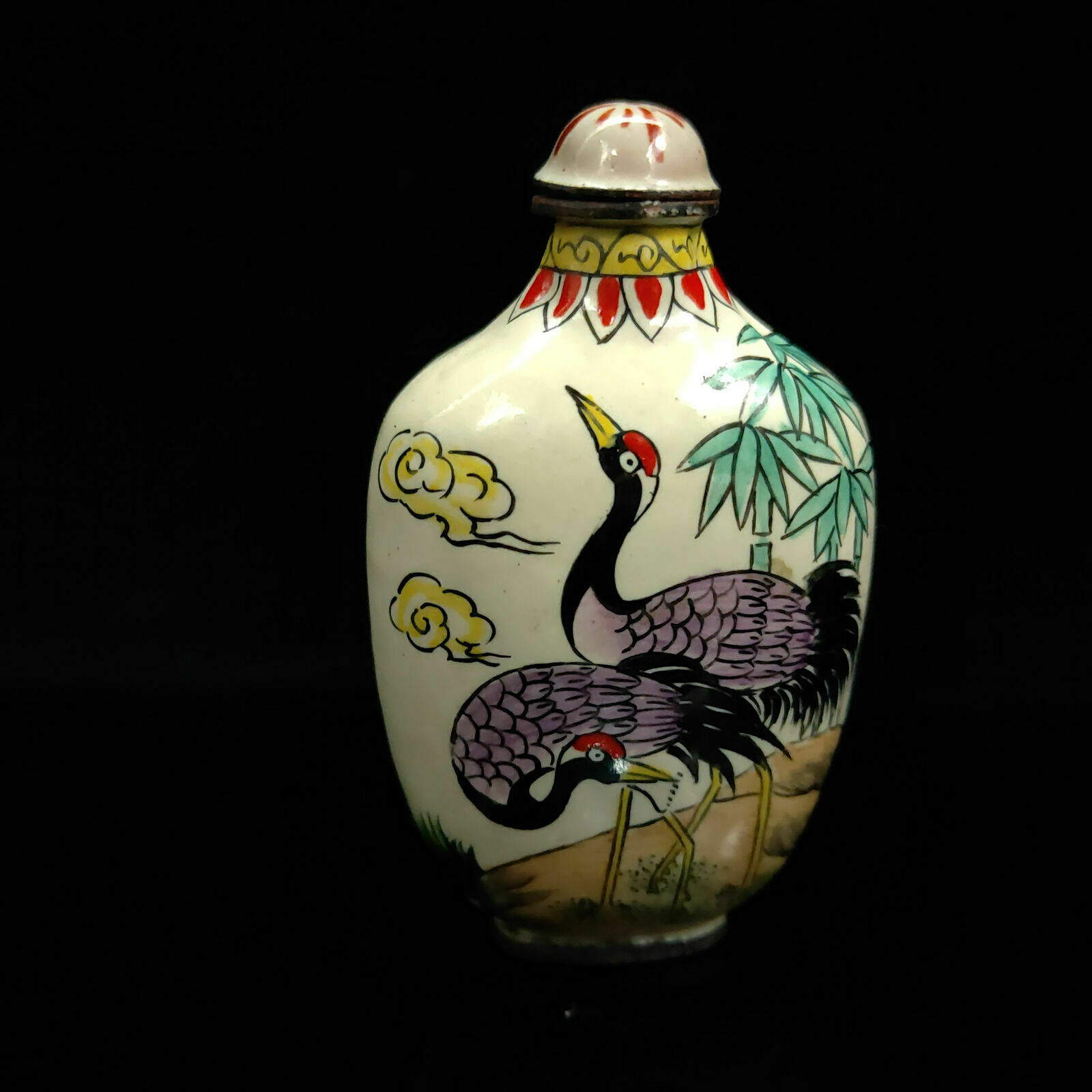 Chinese Antique Cloisonne Cran - Vintage Collectible Bottles recension och pris