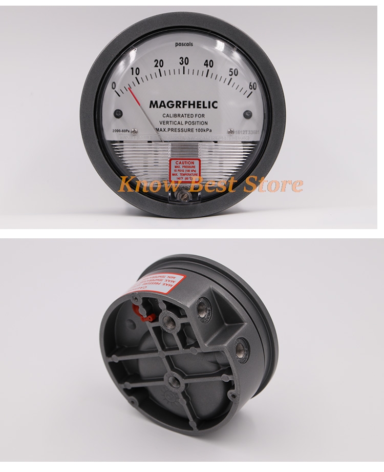 1PCS Micromanometer Micro-pres - Analog Meter Gauge recension och pris