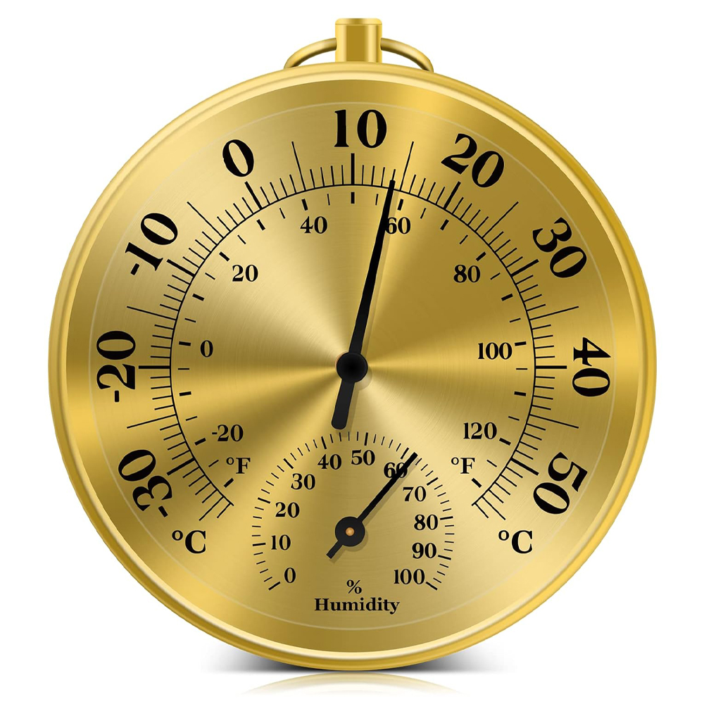 10CM Wall Thermometer Hygromet - Analog Meter Gauge recension och pris