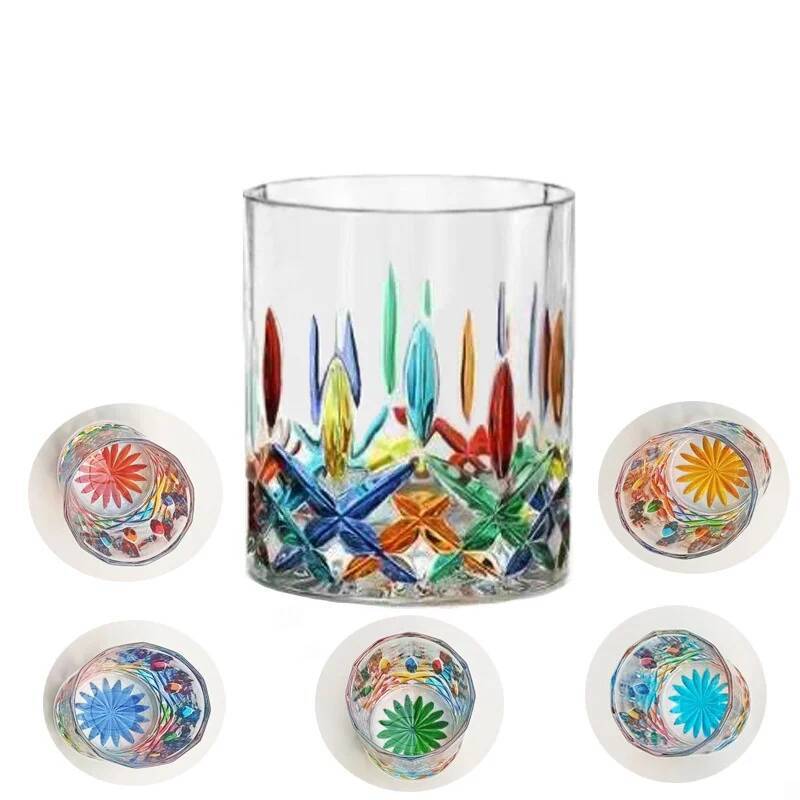 Designer Cup Colorful Jewelry  - Vintage Collectible Glass recension och pris