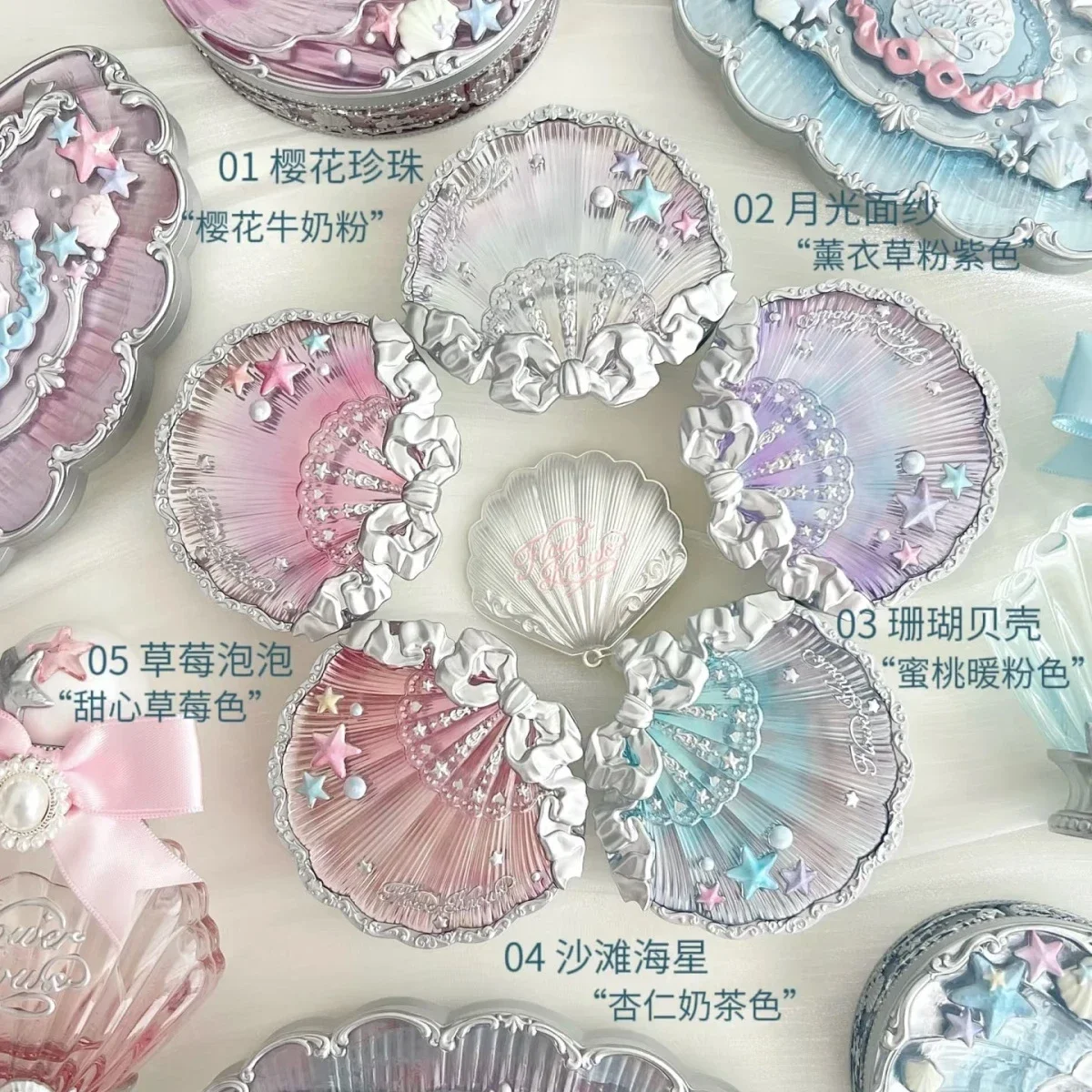 Flower Knows Shells Jewel Coll - Vintage And Collectible recension och pris