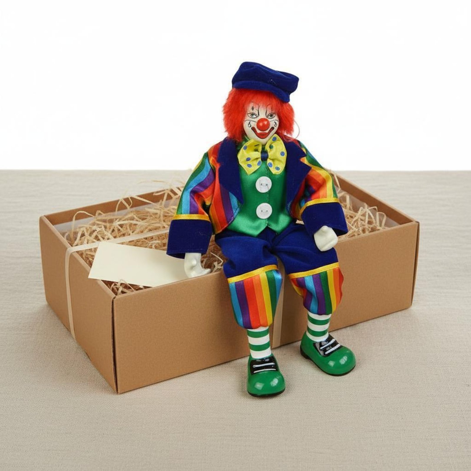 Dangling Leg Clown Doll Handma - Vintage Collectible And Vintage Dolls recension och pris