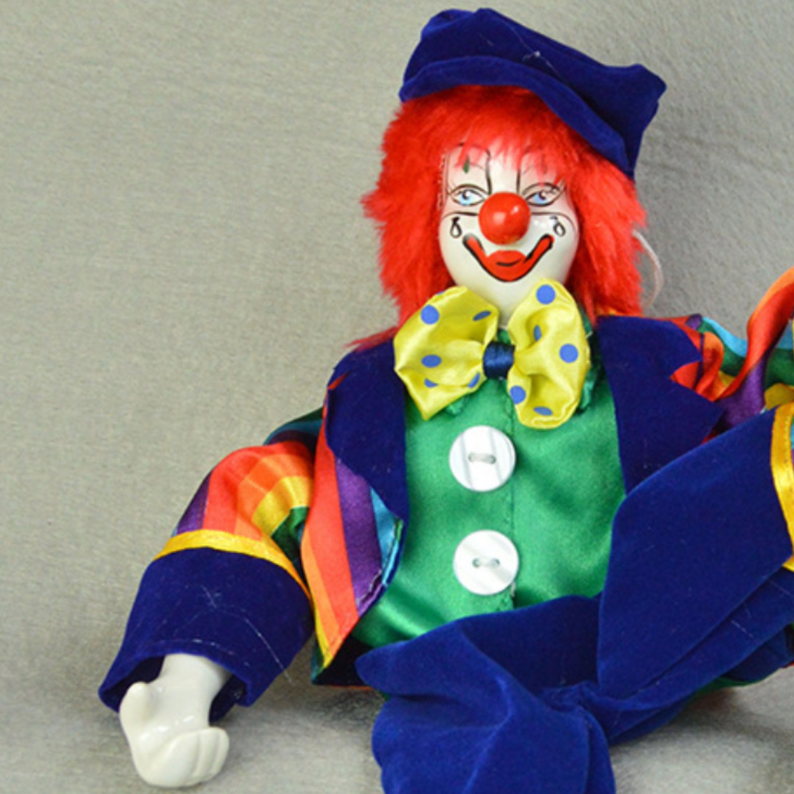 Dangling Leg Clown Doll Handma - Vintage Collectible And Vintage Dolls recension och pris