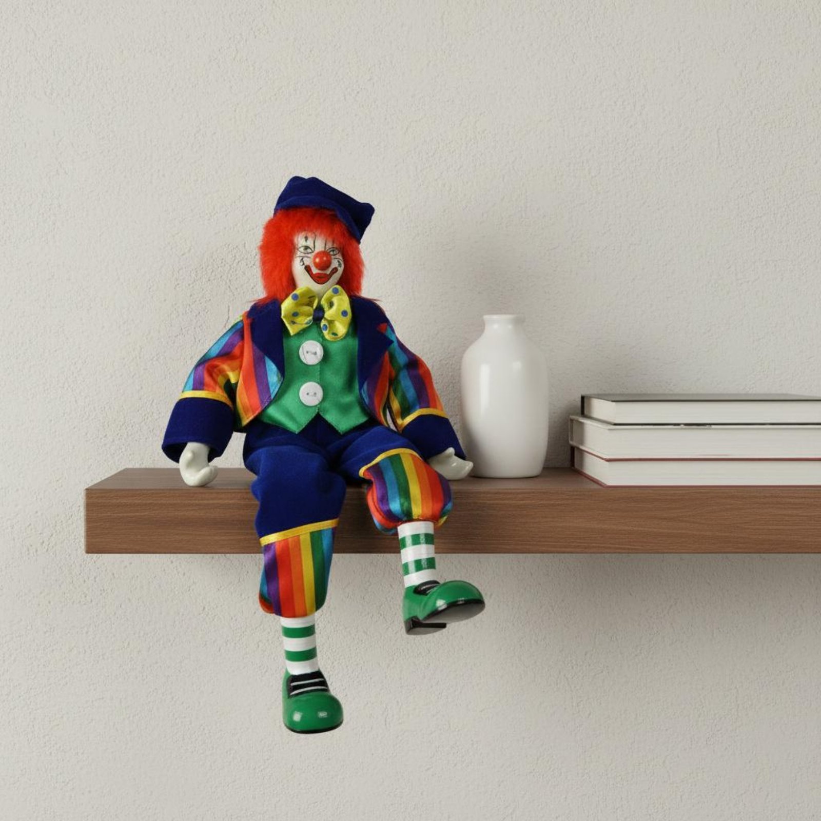 Dangling Leg Clown Doll Handma - Vintage Collectible And Vintage Dolls recension och pris