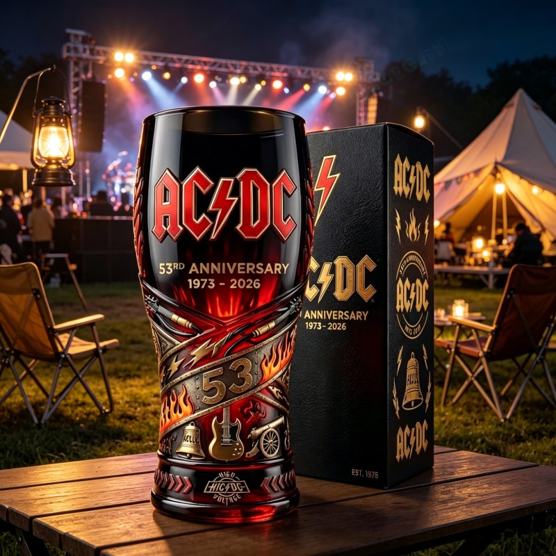 RURUYA AC/DC 53rd Anniversary  - Vintage Collectible Glass recension och pris