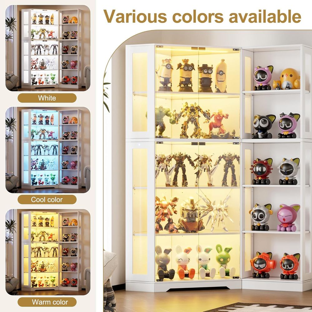 White LED-Illuminated Glass Di - Collectible Collection recension och pris