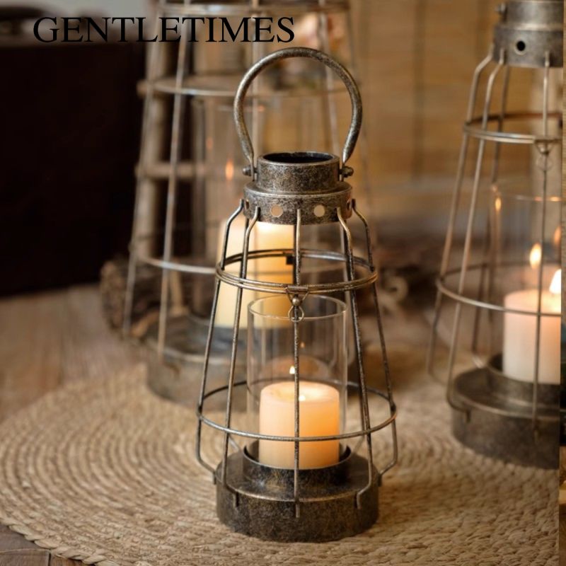 European Iron & Glass Candle H - Vintage Collectible Glass recension och pris