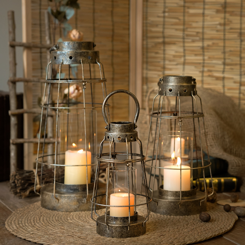 European Iron & Glass Candle H - Vintage Collectible Glass recension och pris