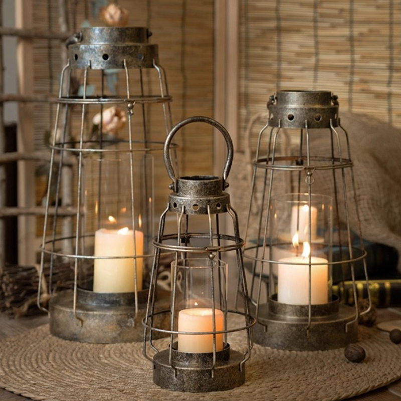 European Iron & Glass Candle H - Vintage Collectible Glass recension och pris