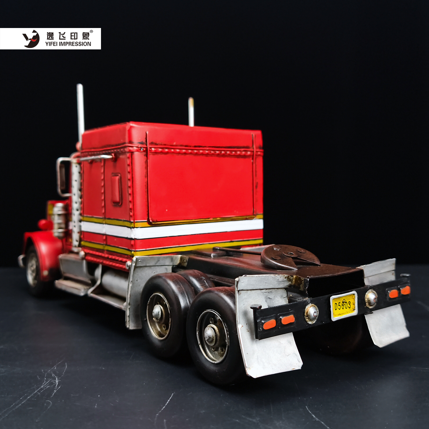 Vintage Red Semi Truck Iron Ar - Vintage Collectible Trucks recension och pris
