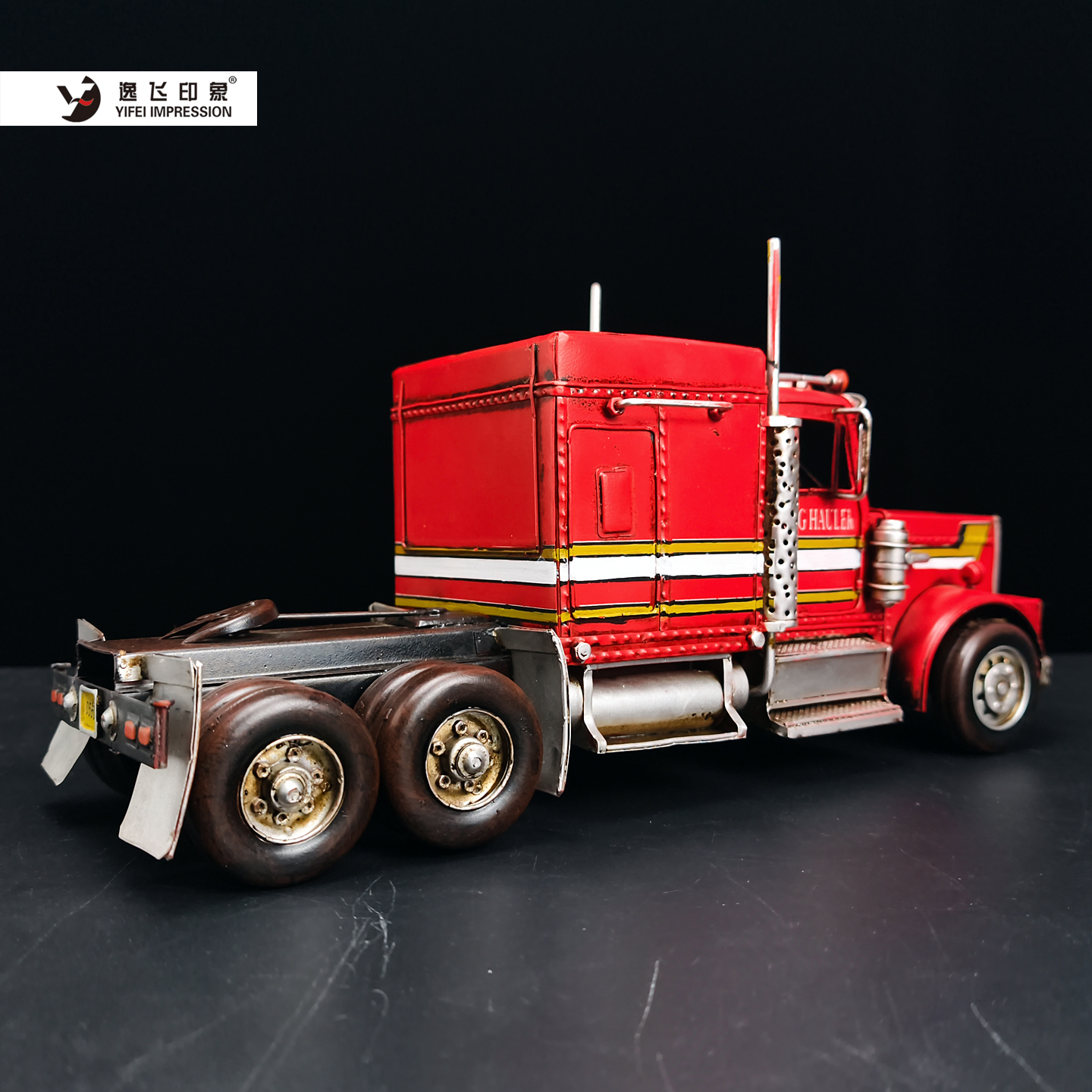 Vintage Red Semi Truck Iron Ar - Vintage Collectible Trucks recension och pris