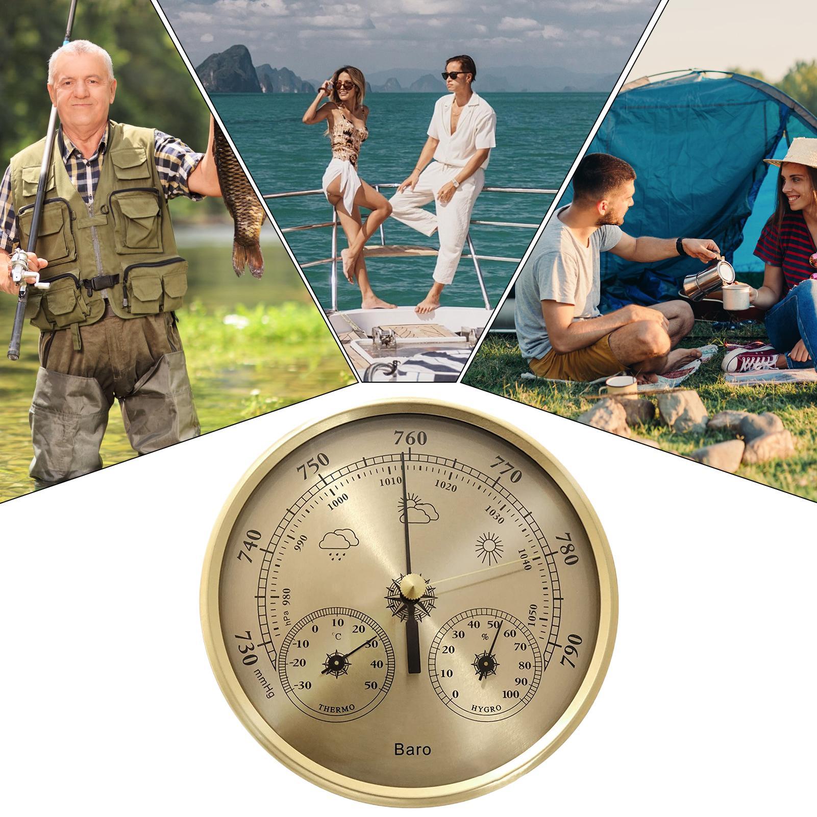 Weather Barometer Portable Tem - Analog Meter Gauge recension och pris