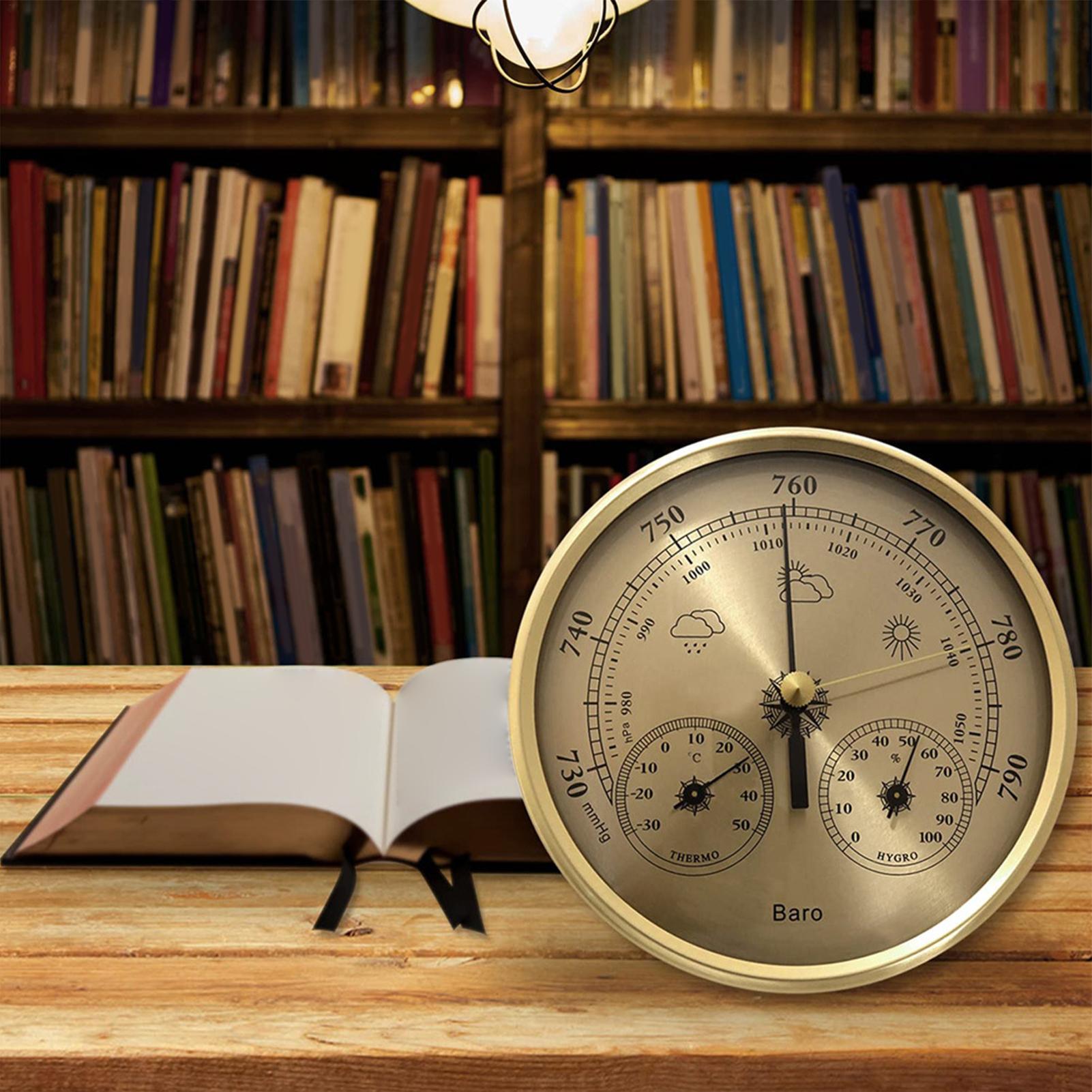 Weather Barometer Portable Tem - Analog Meter Gauge recension och pris
