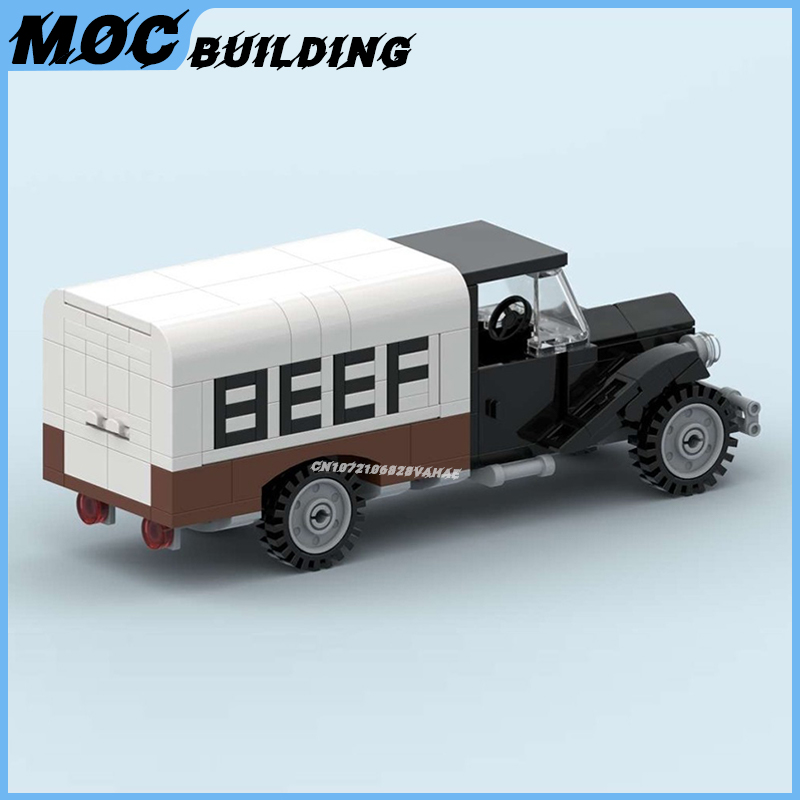 MOC Building Blocks City Vinta - Vintage Collectible Trucks recension och pris