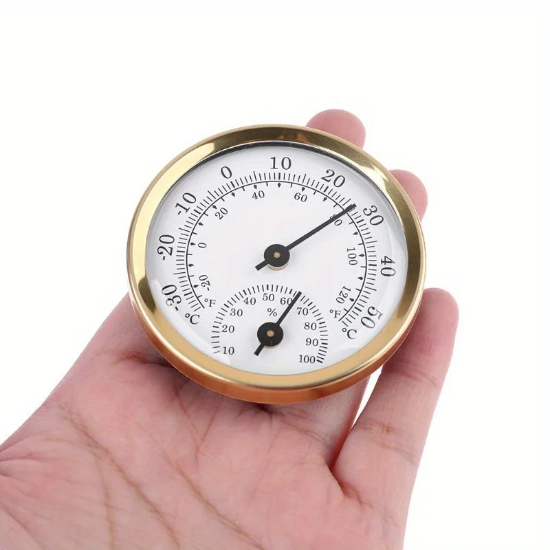 Mini 2 in 1 Thermometer Hygrom - Analog Meter Gauge recension och pris
