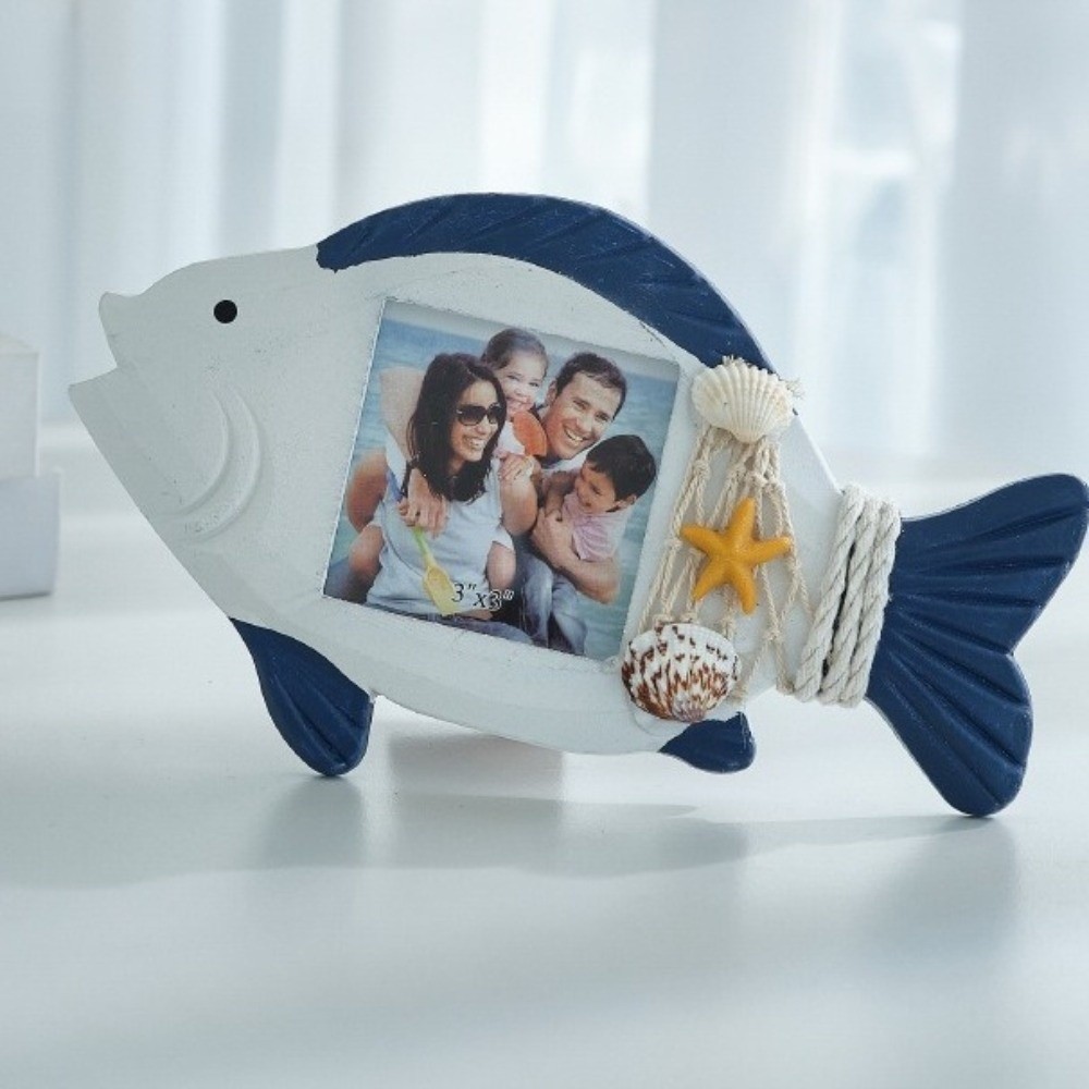 3-inch Ocean-Themed Photo Fram - Vintage Collectible Shop recension och pris