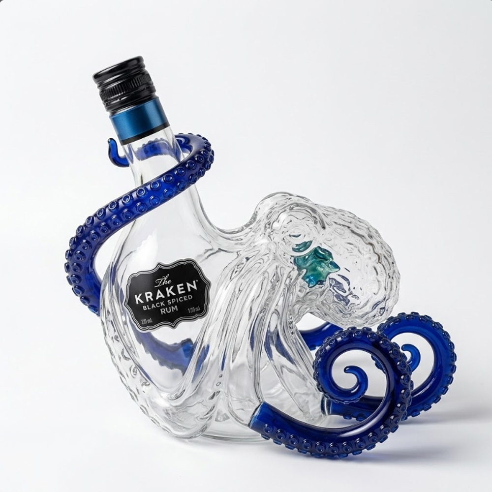 Vintage Kraken Octopus Whiskey - Vintage Collectible Bottles recension och pris