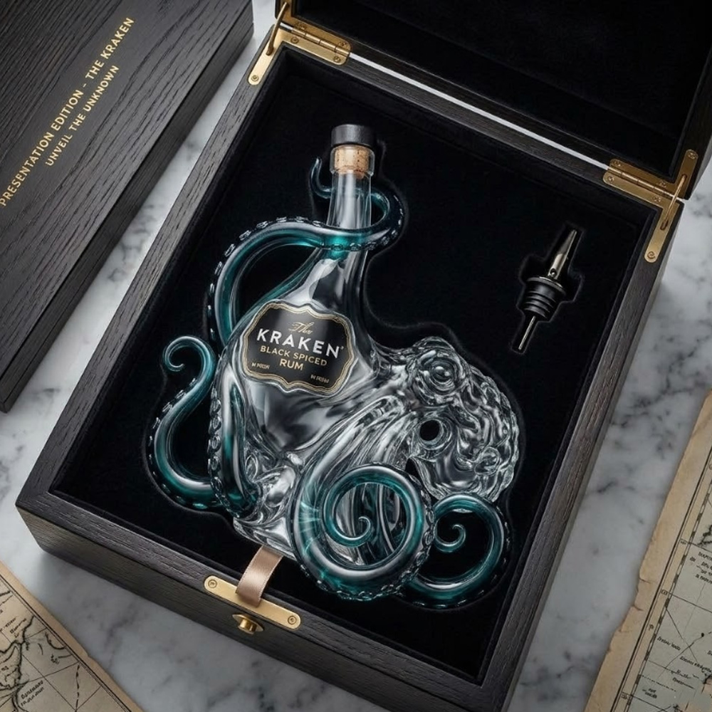 Vintage Kraken Octopus Whiskey - Vintage Collectible Bottles recension och pris