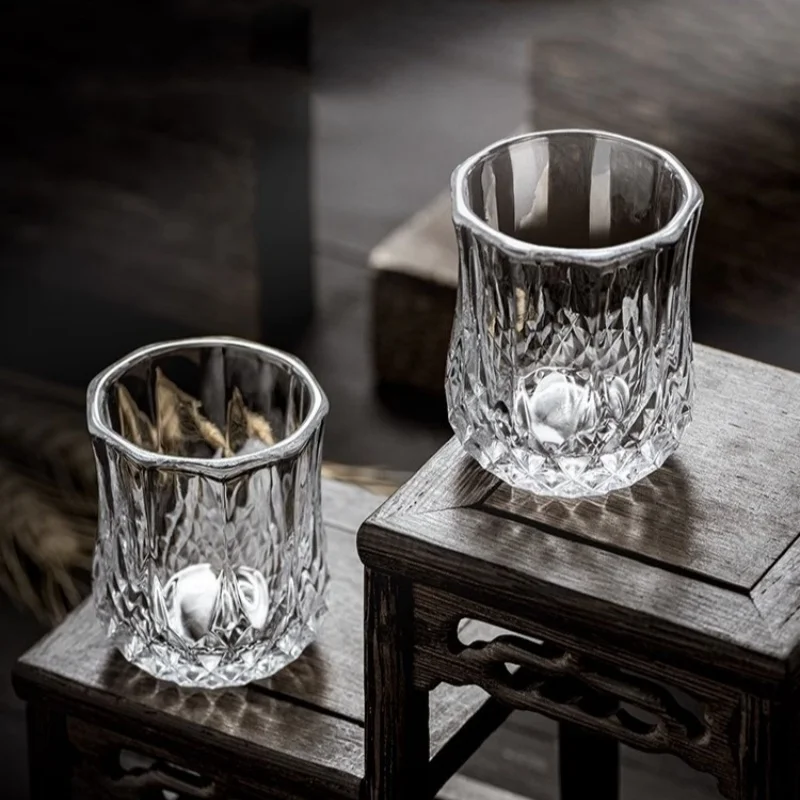 Vintage Diamond Cut Whiskey Gl - Vintage Collectible Glass recension och pris