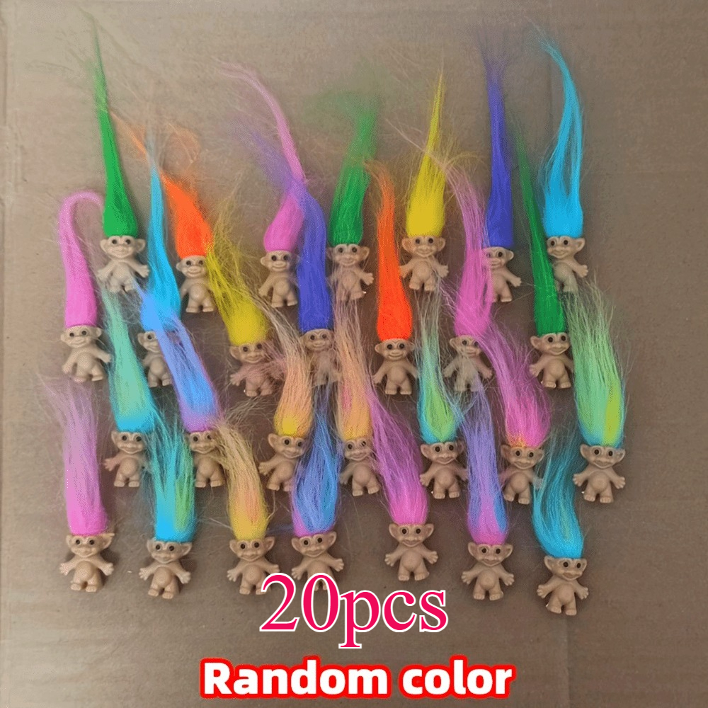 Vintage Troll Dolls Colorful L - Vintage Collectible And Vintage Dolls recension och pris