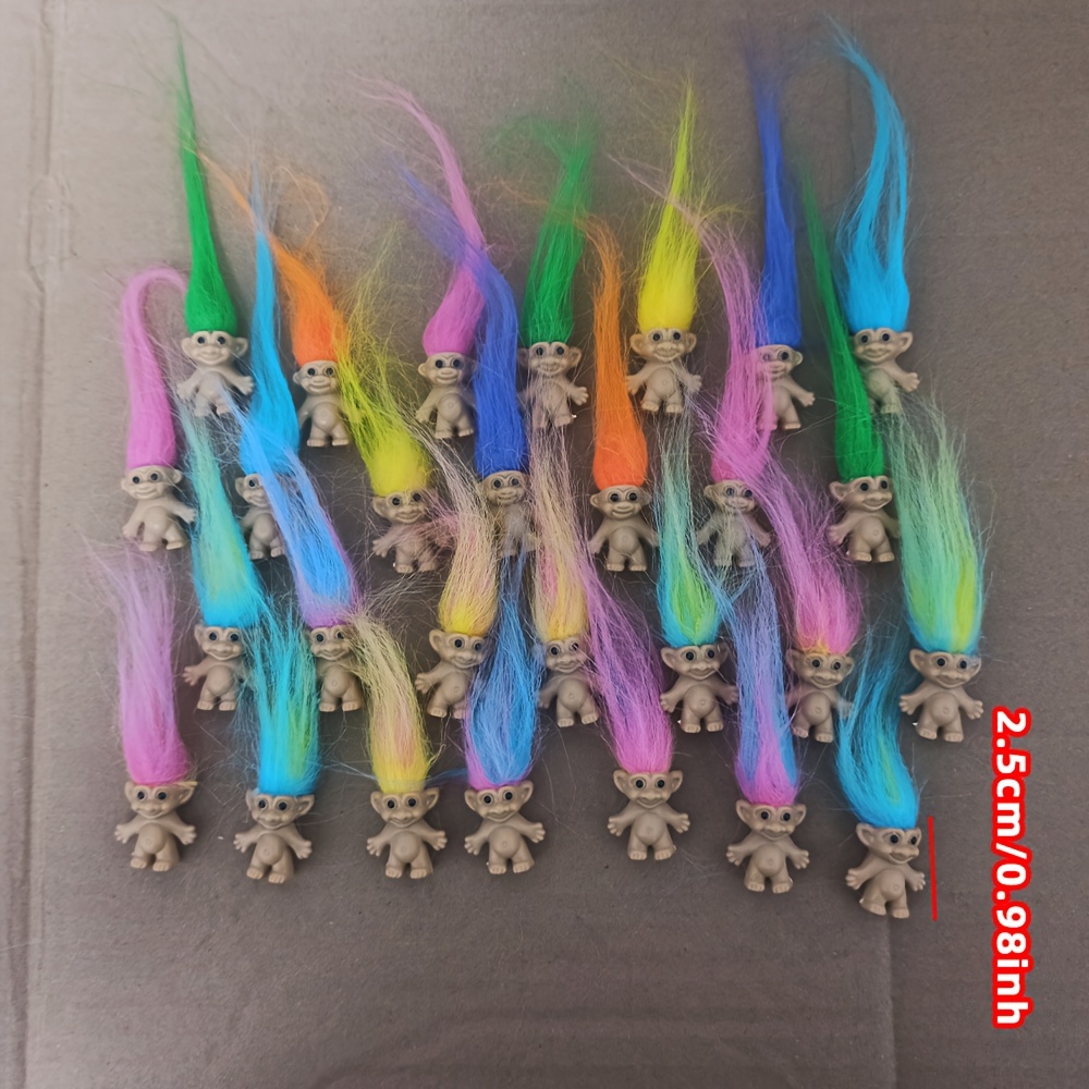Vintage Troll Dolls Colorful L - Vintage Collectible And Vintage Dolls recension och pris