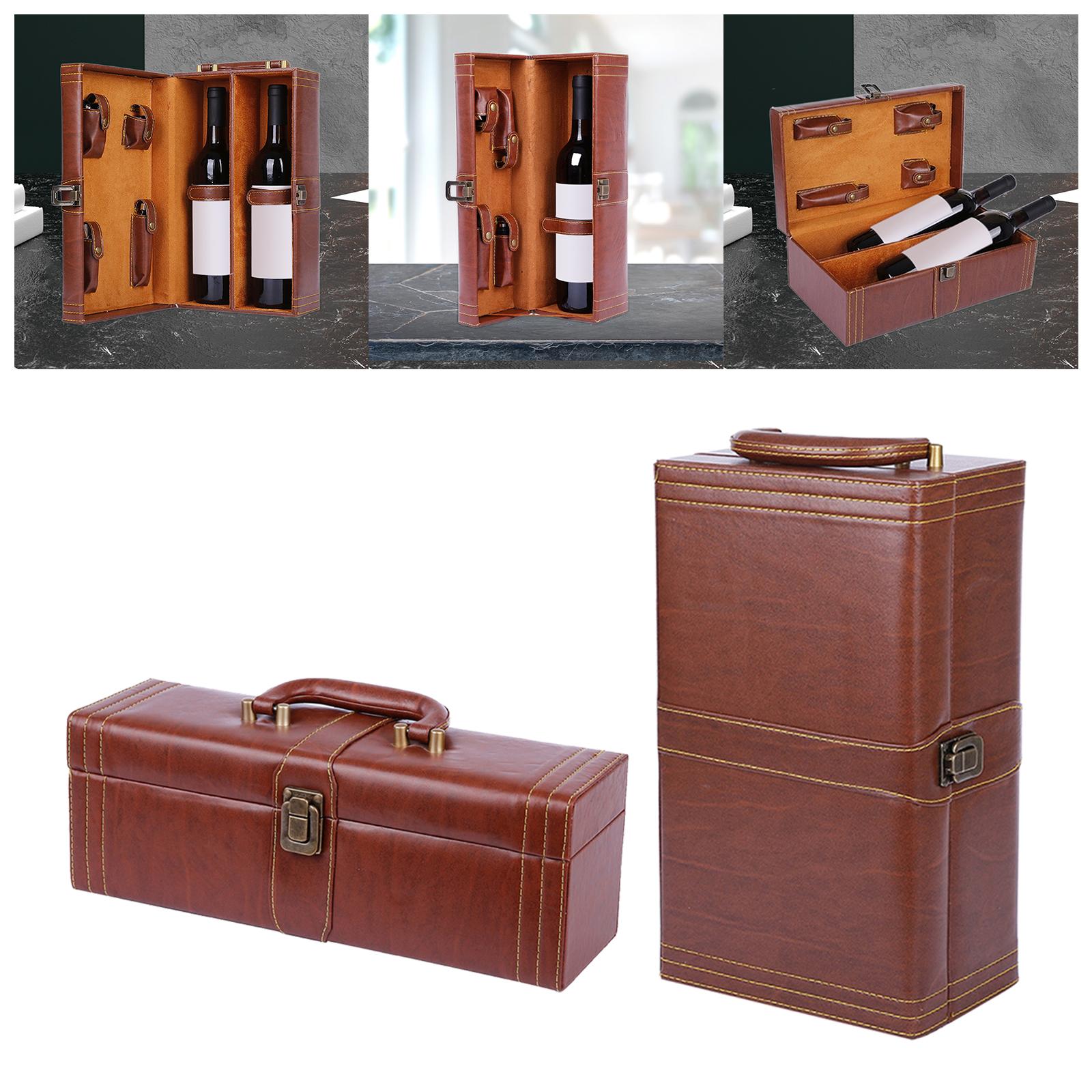 Box Case PU Leather Vintage Ha - Vintage Collectible Bottles recension och pris