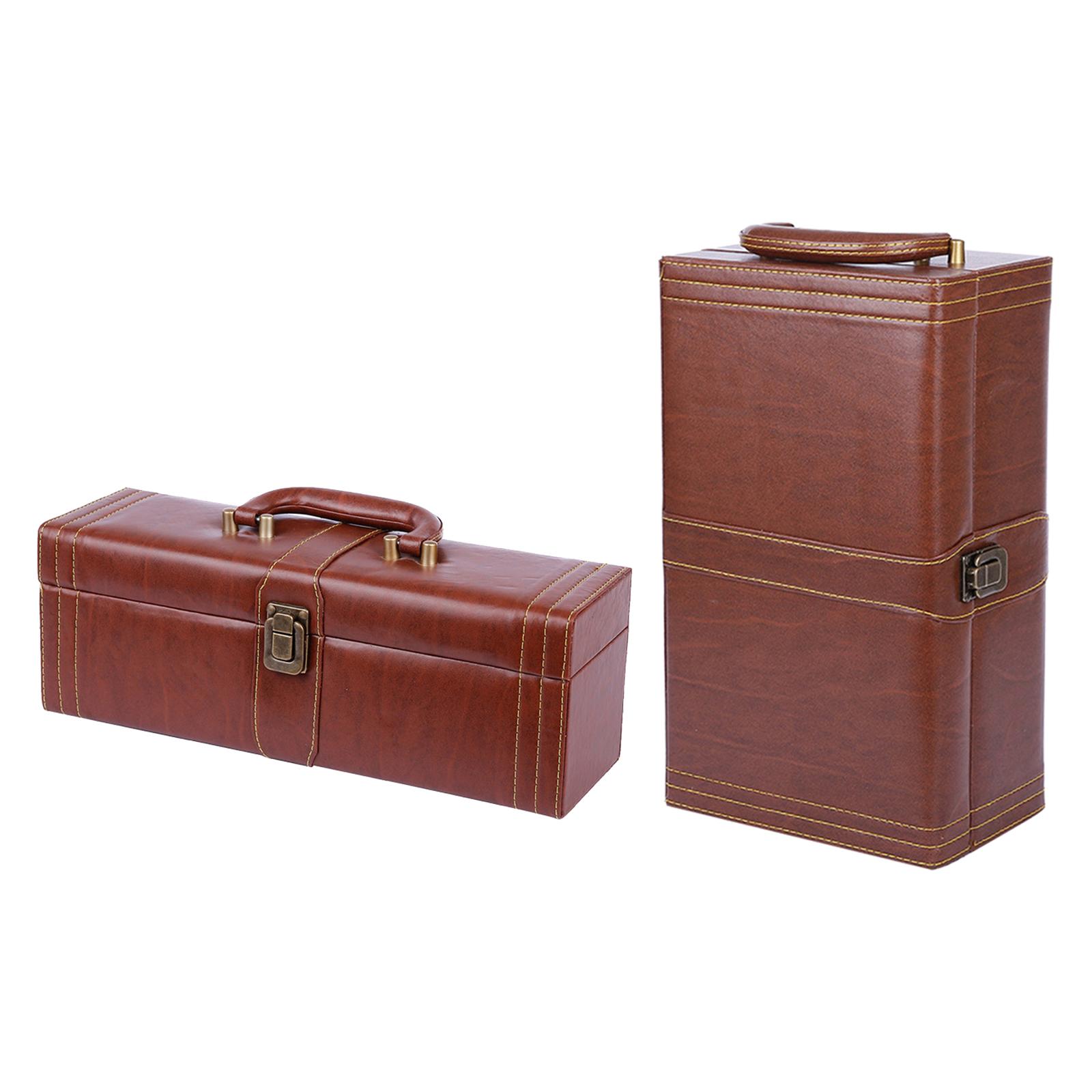 Box Case PU Leather Vintage Ha - Vintage Collectible Bottles recension och pris