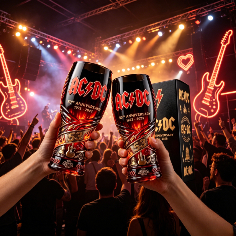 53rd Anniversary Classic Rock  - Vintage Collectible Glass recension och pris