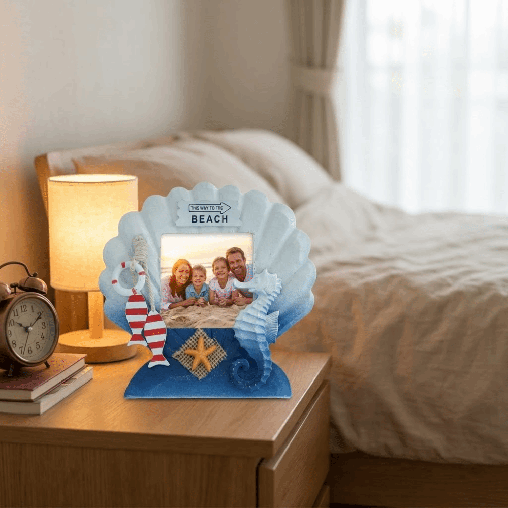 3-inch Ocean-Themed Photo Fram - Vintage Collectible Shop recension och pris