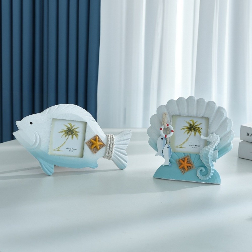 3-inch Ocean-Themed Photo Fram - Vintage Collectible Shop recension och pris