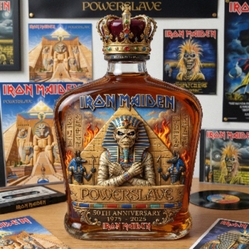Vintage Rock Themed Mummy Scul - Vintage Collectible Bottles recension och pris