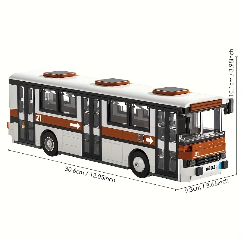1000 - piece Vintage City Bus  - Vintage Collectible Trucks recension och pris