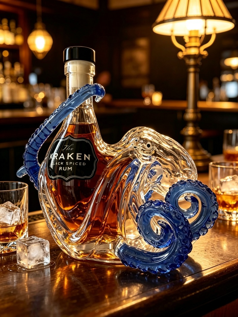 Decanter, Sea Monster, Octopus - Vintage Collectible Bottles recension och pris