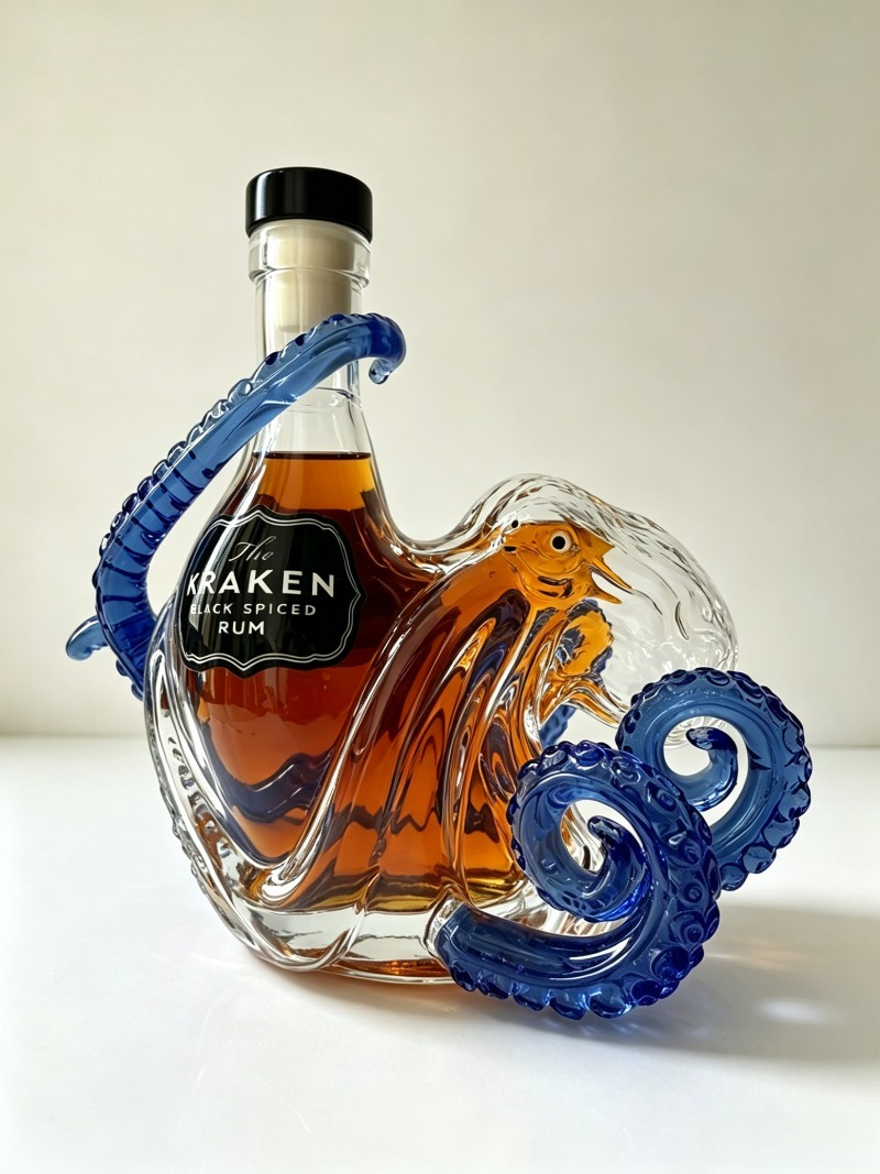 Decanter, Sea Monster, Octopus - Vintage Collectible Bottles recension och pris