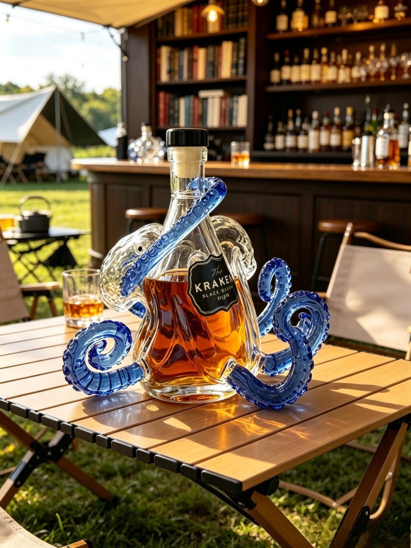 Decanter, Sea Monster, Octopus - Vintage Collectible Bottles recension och pris