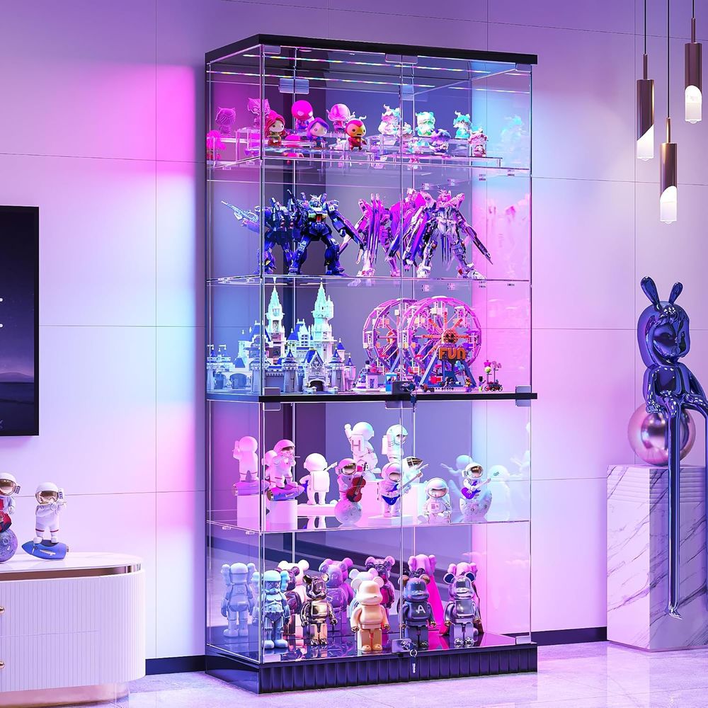 LED-Illuminated 5-Tier Lockabl - Collectible & Vintage Dolls For Wedding recension och pris