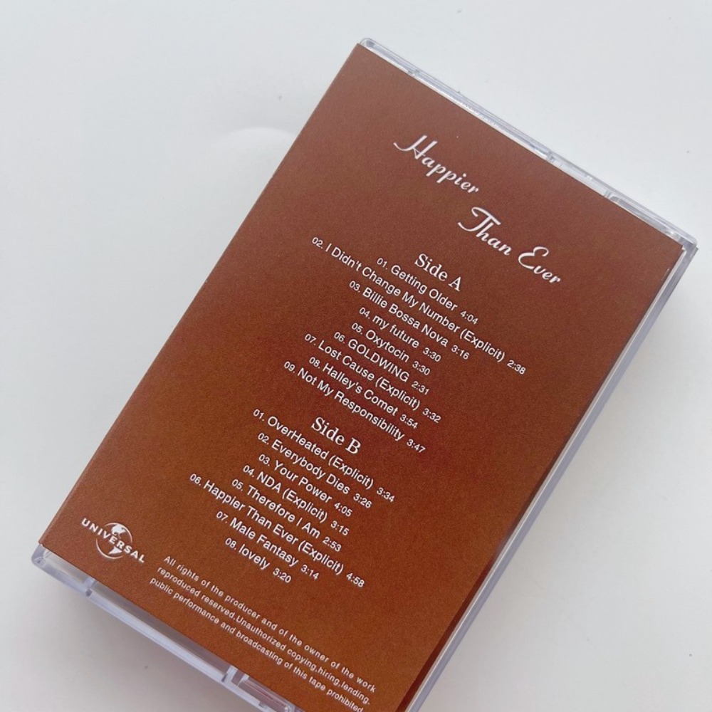 Billie Eilish Happier Than Eve - Vintage And Collectible recension och pris